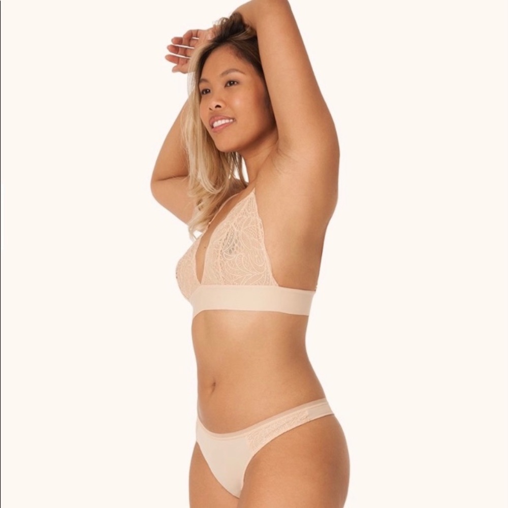 LIVELY The Long-Lined Lace Bralette - Picture 3 of 10